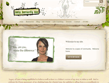 Tablet Screenshot of juliabutterfly.com